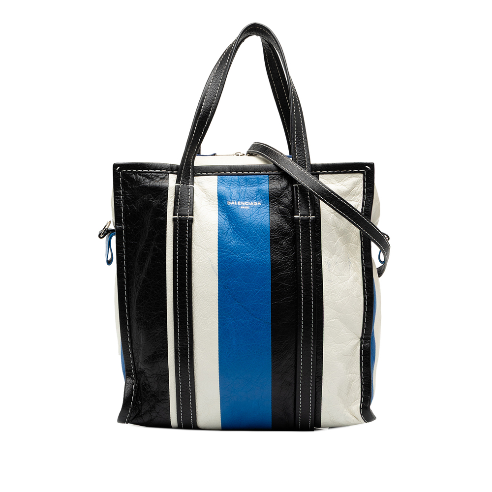 Pre-Loved Balenciaga Lambskin Bazar Shopper Satchel S